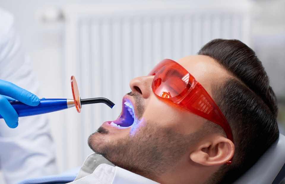 patient receiving advanced dental treatment in tampa, fl